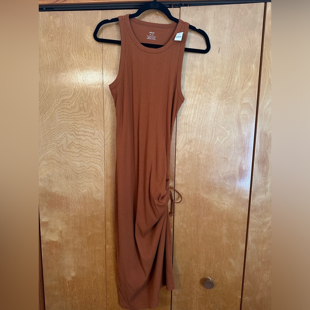 Aerie burnt orange dress size medium
